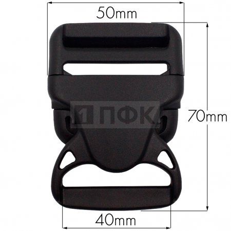 Фастекс НФ-40 (защелка-трезубец) ПФЛ 40мм цв черный (уп 1000шт) Фастекс НФ-40 (защелка-трезубец) ПФЛ 40мм цв черный (уп 1000шт)