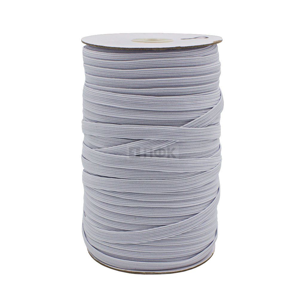 Резинка продежка 8мм цв белый (св.серый) (уп 100м) 4,9гр/м ПФК — ПФКР Резинка продежка 8мм цв белый (св.серый) (уп 100м) 4,9гр/м ПФК