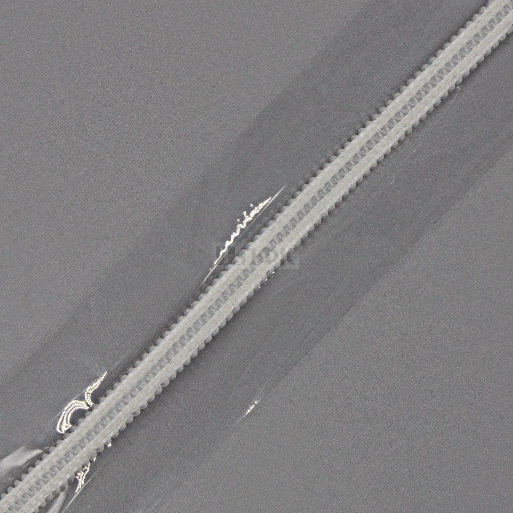 Рулонная молния спиральная (витая) тип 5 цв прозрачный ПВХ шир 35мм (рул 200м/уп 2000м) 15,4 гр/м