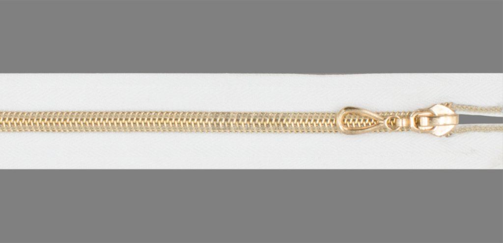 Молния спиральная (витая) тип 7 45см разъем цв 101 зв Rus Gold (уп 100шт)