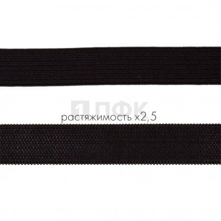 Резинка вязанная 15мм 4.99 гр/м цв черный (рул 40м/уп 800м) Резинка вязанная 15мм 4.99 гр/м цв черный (рул 40м/уп 800м)