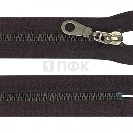Молния металлическая тип 5 18см н/р цв 304 зв оксид (уп 100шт)