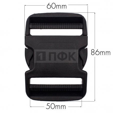 Фастекс Ф-50 (защелка-трезубец) ПА 50мм цв черный (уп 1000шт) Фастекс Ф-50 (защелка-трезубец) ПА 50мм цв черный (уп 1000шт)