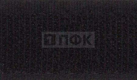 Лента контактная пришивная (липучка/велькро) 100мм цв 090 черный (рул 25м/кор 125м)