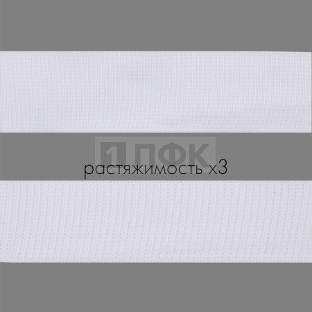 Резинка тканая 30мм 20,96 гр/м цв белый (уп 40м/400м) РБ Резинка тканая 30мм 20,96 гр/м цв белый (уп 40м/400м) РБ