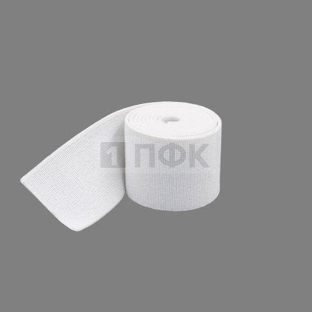 Башмачная резинка 50мм цв белый (уп 25м/250м) 