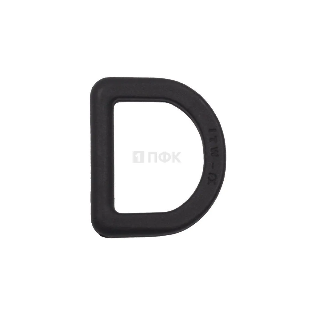 Полукольцо ПК-25 ПП 25мм цв черный (уп 1000шт) 