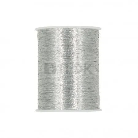 Люрекс (нить металлизированная) 10гр. цв серебро (уп 12/кор 1200)